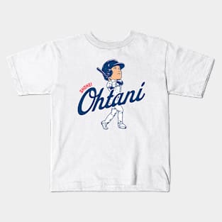 Shohei Ohtani Batting Caricature Kids T-Shirt